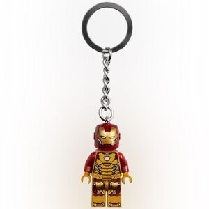 LEGO Iron Man KeyChain: Marvel Superhero Bag Charm Accessory